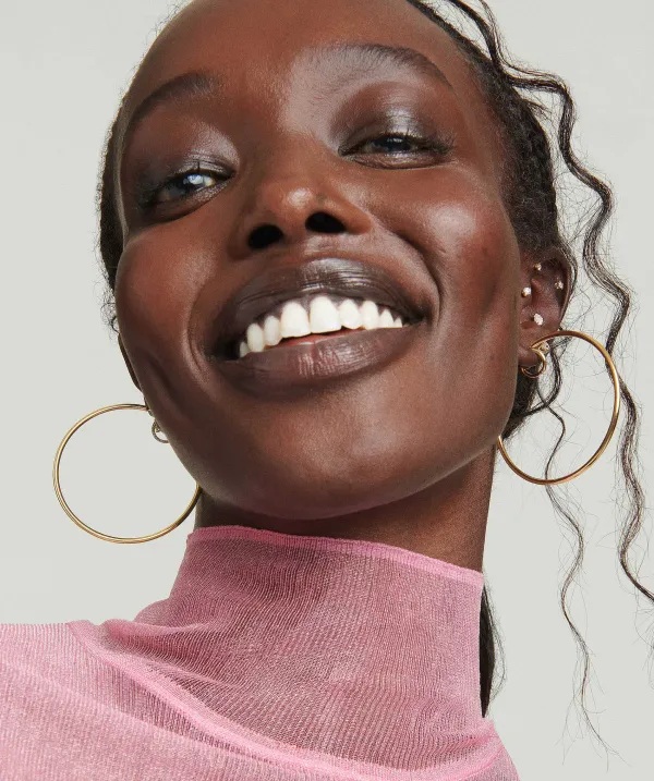 Earrings<Mejuri Oversized Thin Hoops