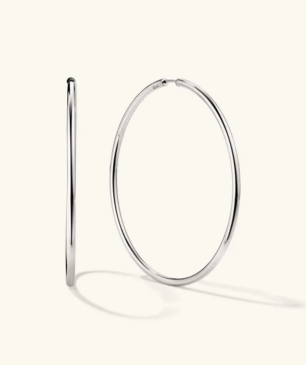 Earrings<Mejuri Oversized Thin Hoops
