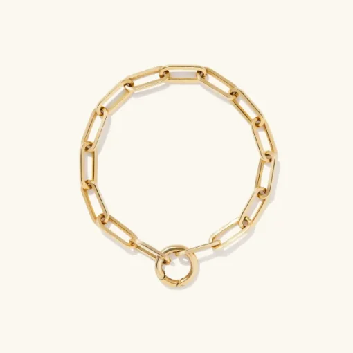 Bracelets<Mejuri Paperclip Chain Charm Bracelet