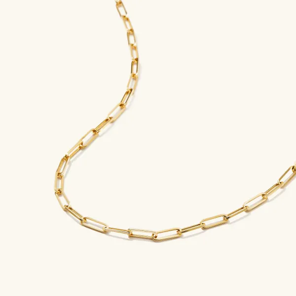 Necklaces<Mejuri Paperclip Chain Charm Necklace