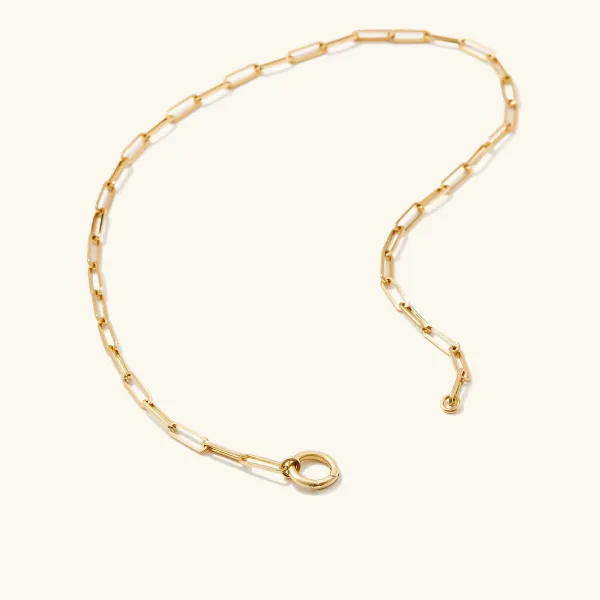Necklaces<Mejuri Paperclip Chain Charm Necklace