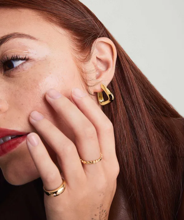 Earrings<Mejuri Patra Large Hoops