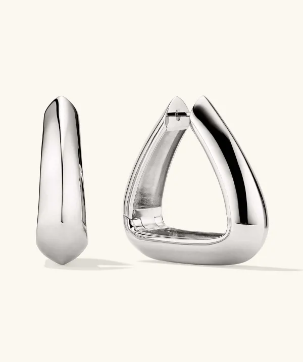 Earrings<Mejuri Patra Oversized Hoops