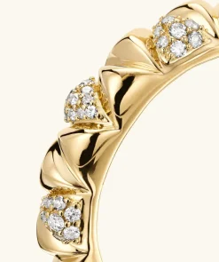 Rings<Mejuri Patra Pav Diamond Ring