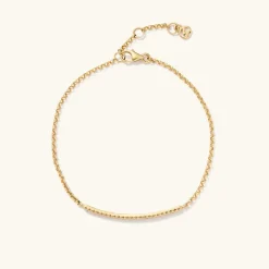 Bracelets<Mejuri Pav Diamond Bar Bracelet