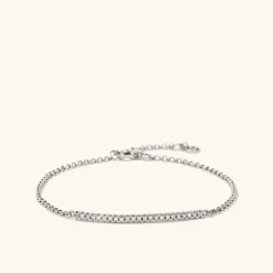 Bracelets<Mejuri Pav Diamond Bar Bracelet