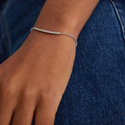 Bracelets<Mejuri Pav Diamond Bar Bracelet