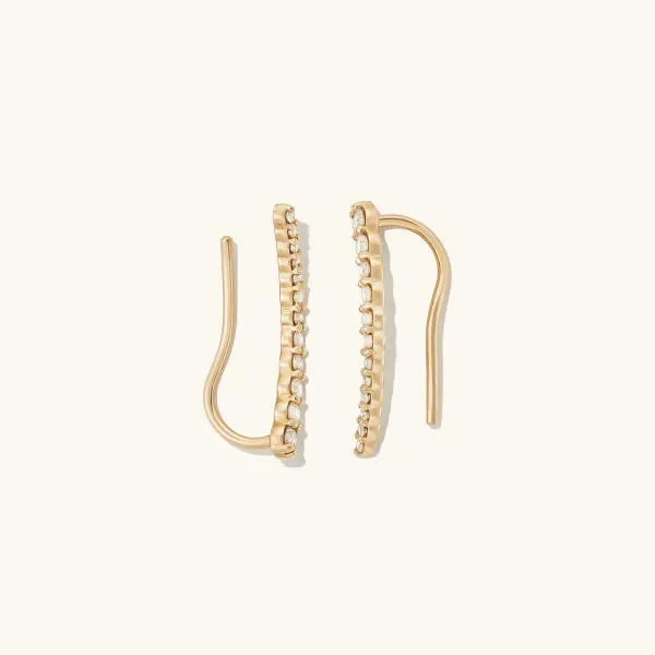 Earrings<Mejuri Pav Diamond Climbers