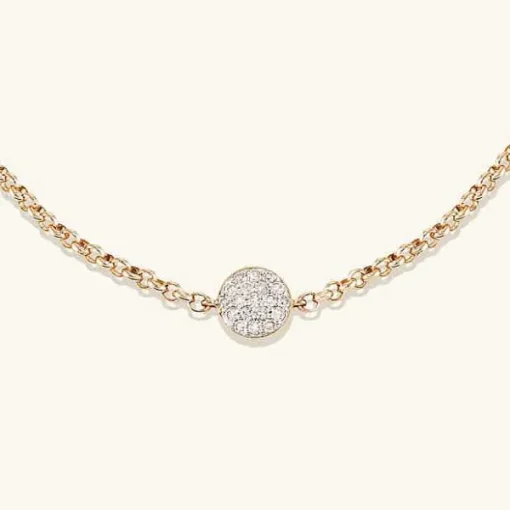 Bracelets<Mejuri Pav Diamond Round Bracelet