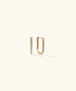 Earrings<Mejuri Pav Diamond Small U Hoops