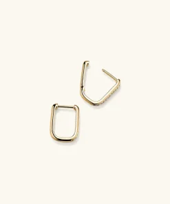 Earrings<Mejuri Pav Diamond Small U Hoops