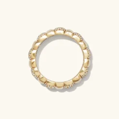 Rings<Mejuri Pav Diamond Soft Charlotte Ring
