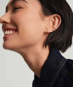 Earrings<Mejuri Pav Diamond X Studs