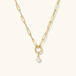 Necklaces<Mejuri Pearl Drop Charm