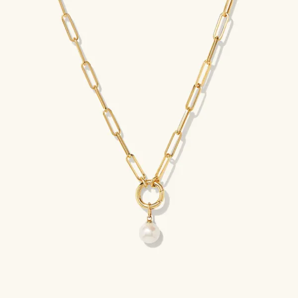 Necklaces<Mejuri Pearl Drop Charm