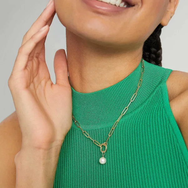 Necklaces<Mejuri Pearl Drop Charm