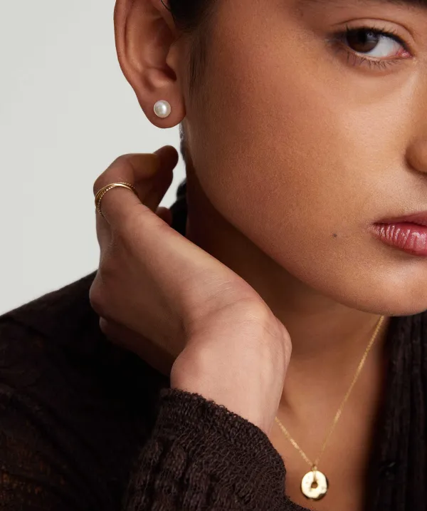 Earrings<Mejuri Pearl Oversized Studs