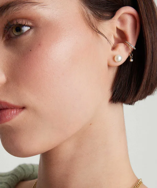 Earrings<Mejuri Pearl Oversized Studs