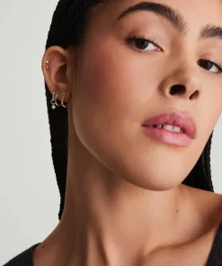 Earrings<Mejuri Pleated Huggie U Hoops