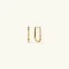 Earrings<Mejuri Pleated Small U Hoops