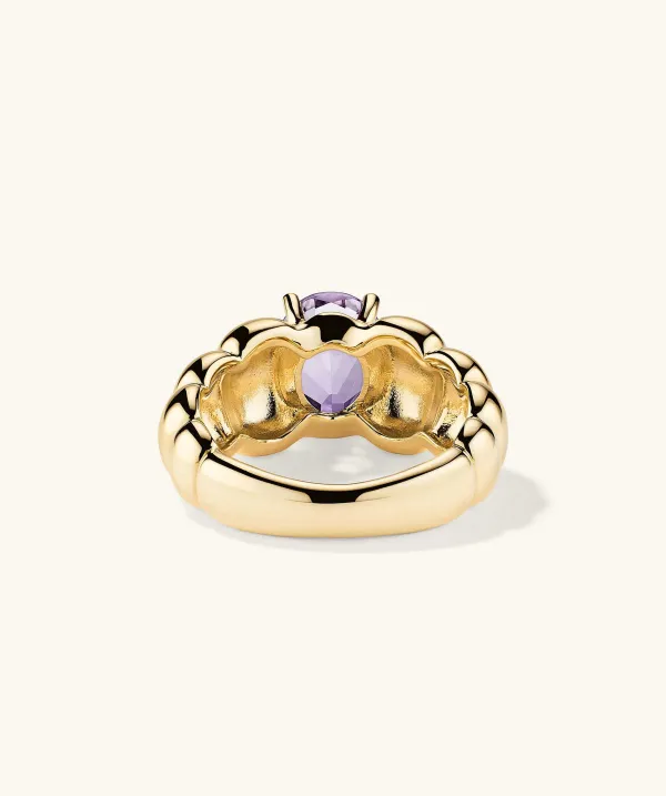 Rings<Mejuri Puffy Charlotte Gemstone Ring