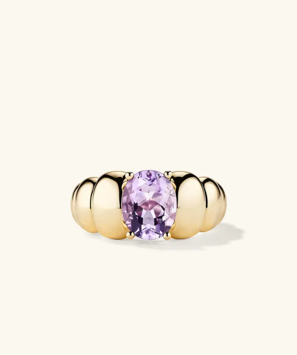 Rings<Mejuri Puffy Charlotte Gemstone Ring