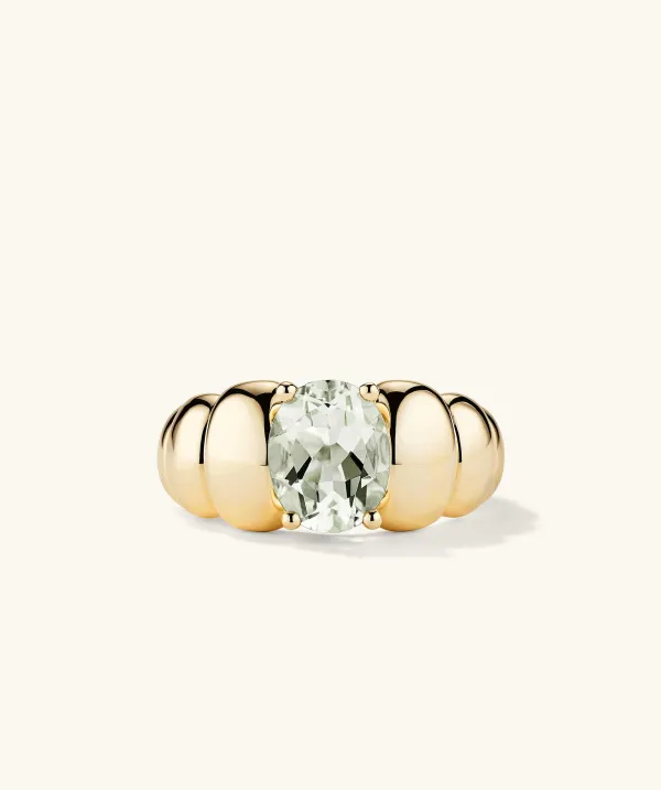 Rings<Mejuri Puffy Charlotte Gemstone Ring