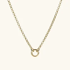 Necklaces<Mejuri Rolo Chain Charm Necklace