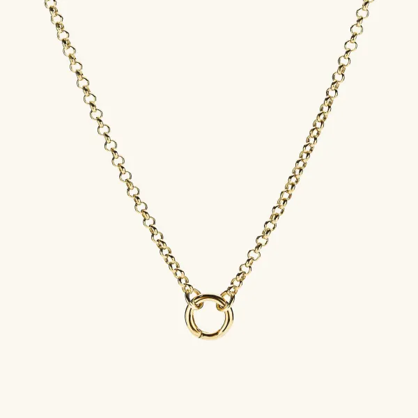 Necklaces<Mejuri Rolo Chain Charm Necklace