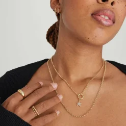 Necklaces<Mejuri Rolo Chain Charm Necklace