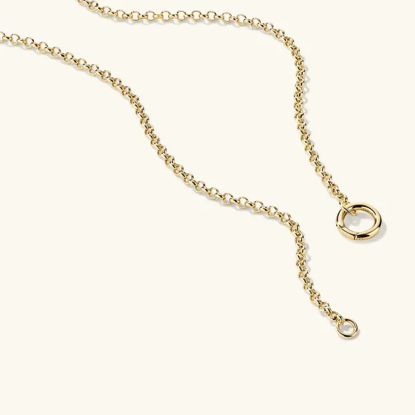 Necklaces<Mejuri Rolo Chain Charm Necklace