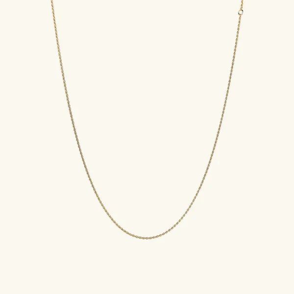 Necklaces<Mejuri Rope Chain Necklace