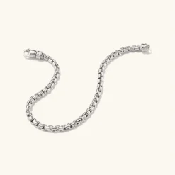 Bracelets<Mejuri Round Box Chain Bracelet