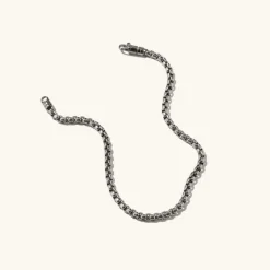 Bracelets<Mejuri Round Box Chain Bracelet