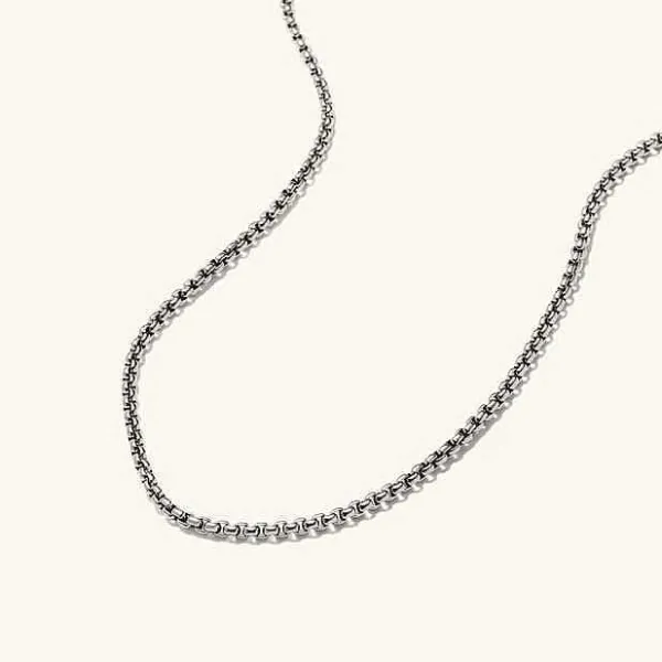 Necklaces<Mejuri Round Box Chain Necklace