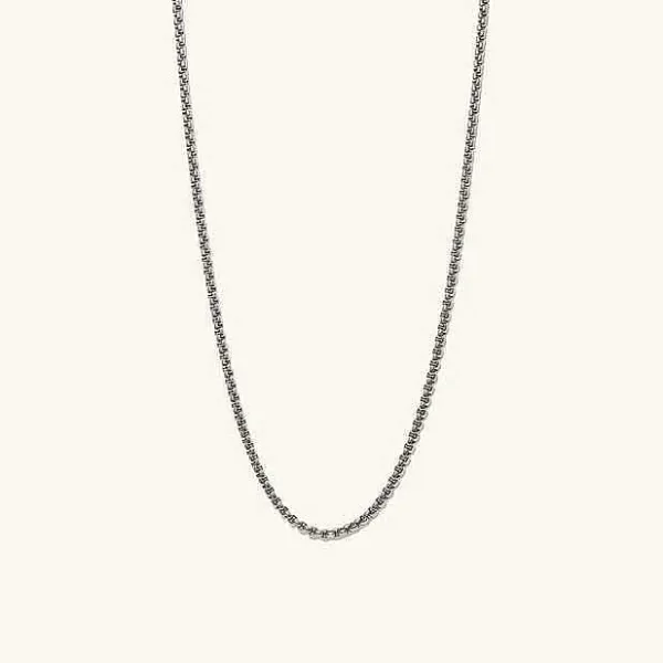 Necklaces<Mejuri Round Box Chain Necklace