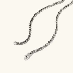 Necklaces<Mejuri Round Box Chain Necklace