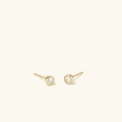 Earrings<Mejuri Round Diamond Studs