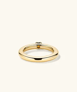 Rings<Mejuri Round Gemstone Stacker Ring