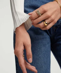 Rings<Mejuri Round Gemstone Stacker Ring