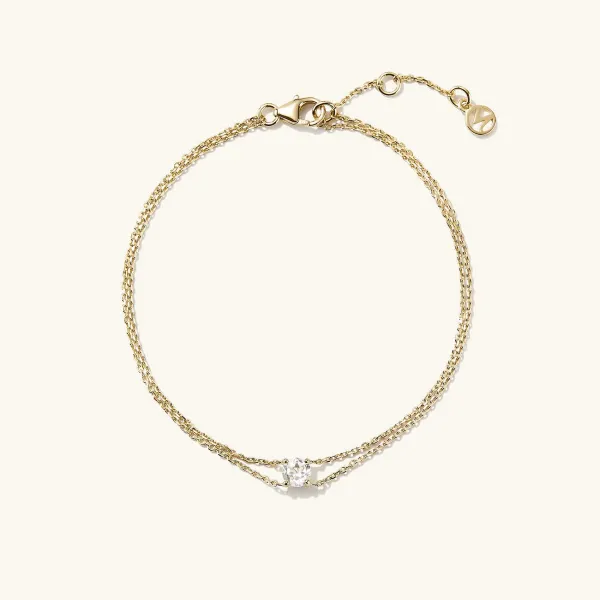 Bracelets<Mejuri Round Topaz Bracelet