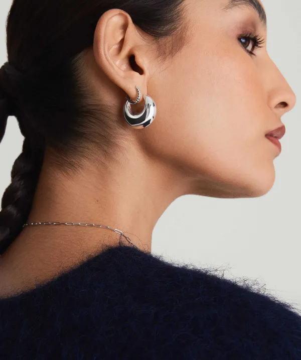 Earrings<Mejuri Sculptural Hoops