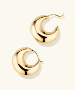 Earrings<Mejuri Sculptural Hoops