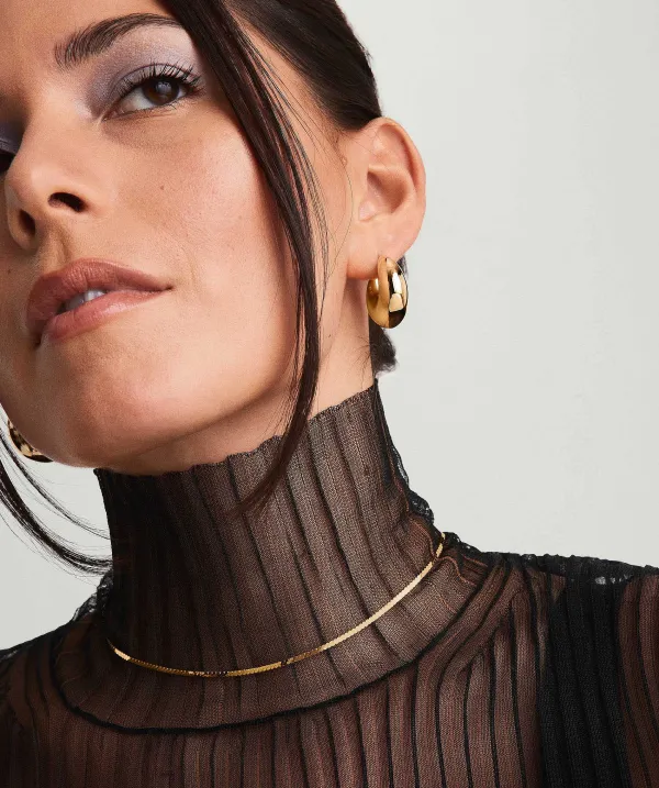 Earrings<Mejuri Sculptural Hoops