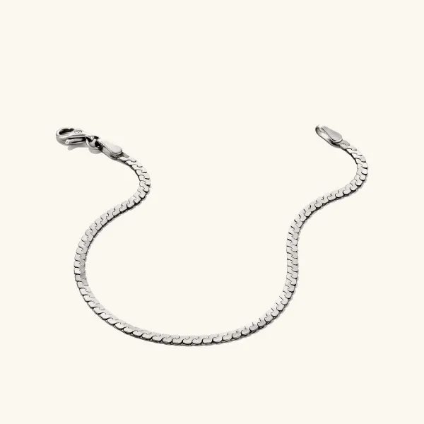 Bracelets<Mejuri Serpentine Chain Bracelet