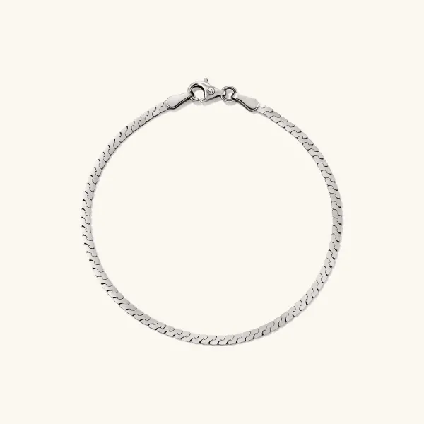 Bracelets<Mejuri Serpentine Chain Bracelet