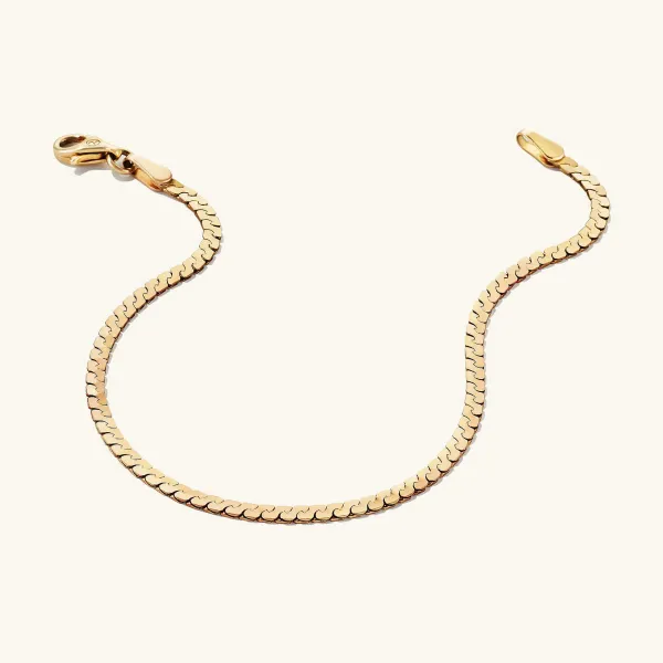 Bracelets<Mejuri Serpentine Chain Bracelet