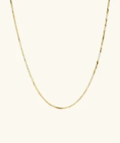 Necklaces<Mejuri Serpentine Chain Necklace