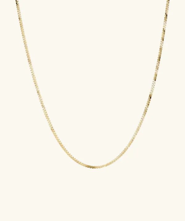 Necklaces<Mejuri Serpentine Chain Necklace