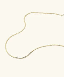 Necklaces<Mejuri Serpentine Chain Necklace